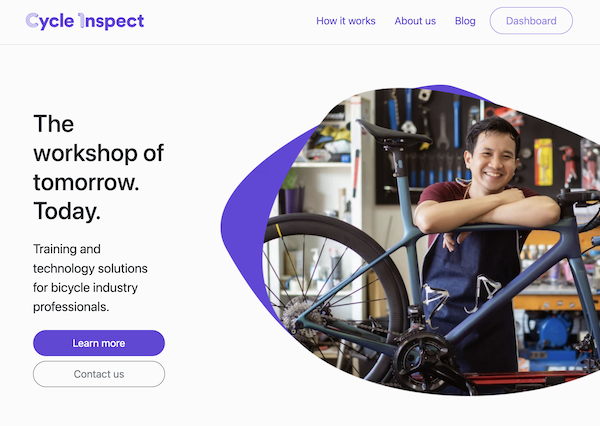 Screenshot of cycleinspect.com.au